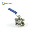 WCB control valve trunnion galvanized ball valve